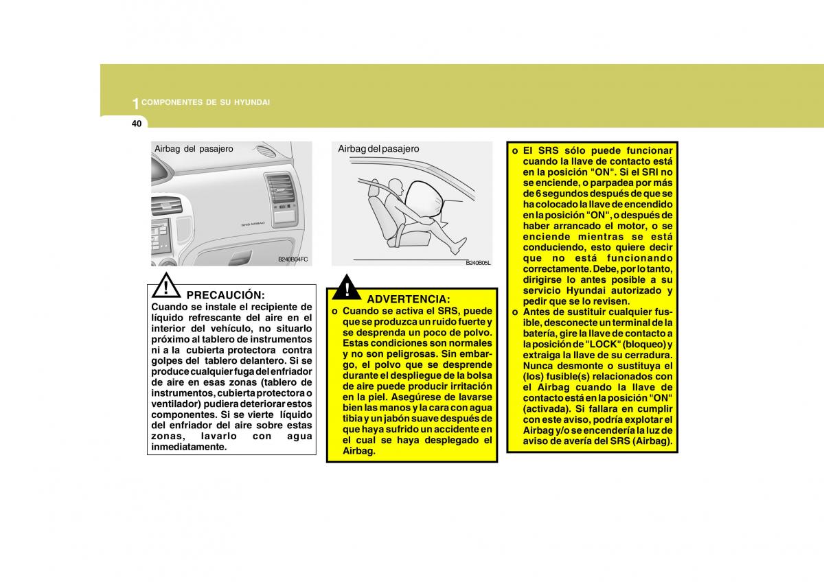 Hyundai Matrix manual del propietario / page 50