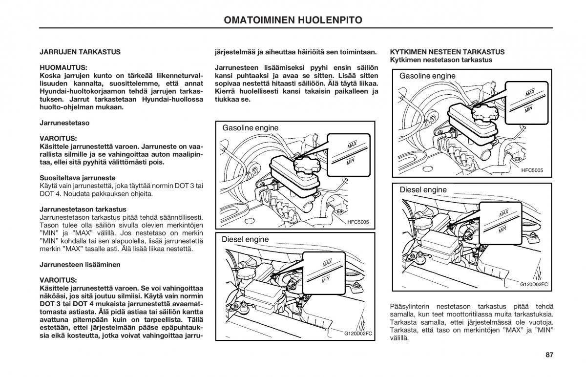 Hyundai Matrix omistajan kasikirja / page 87