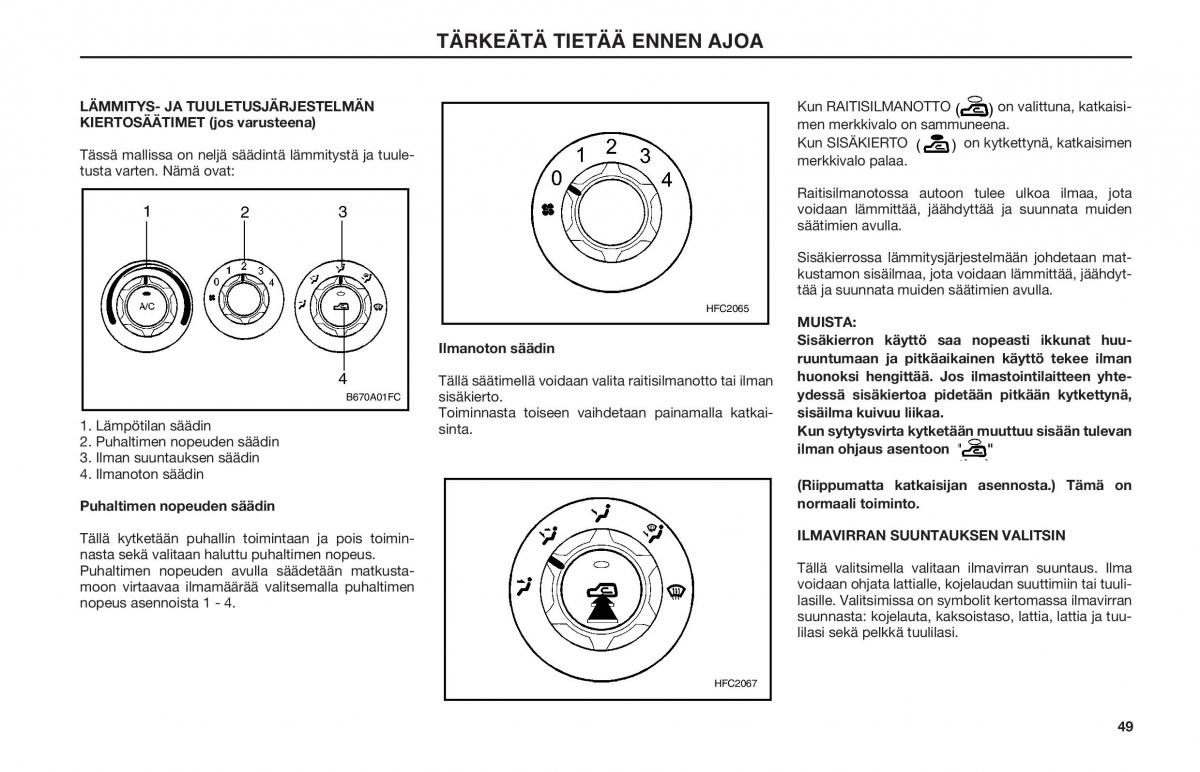 Hyundai Matrix omistajan kasikirja / page 49