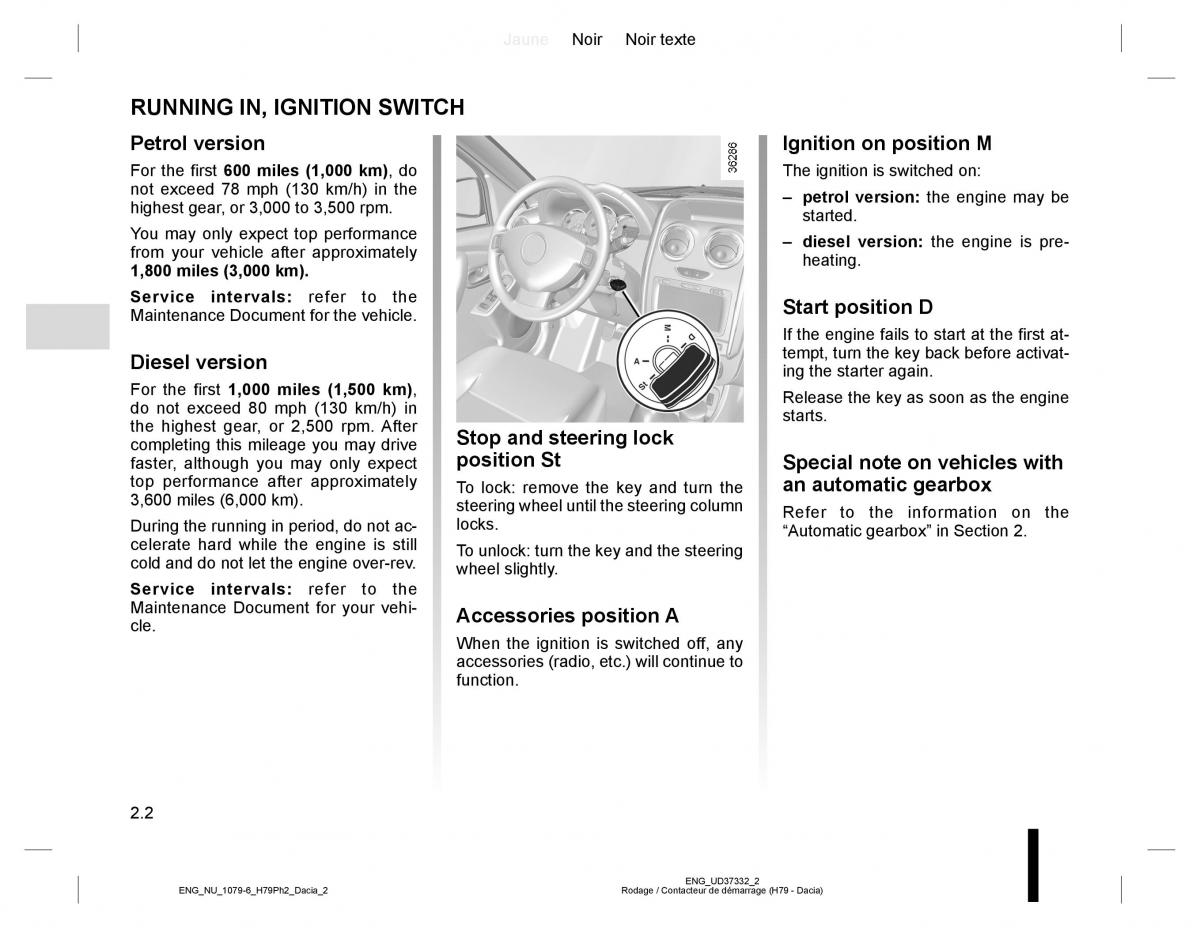 Dacia Duster owners manual / page 78