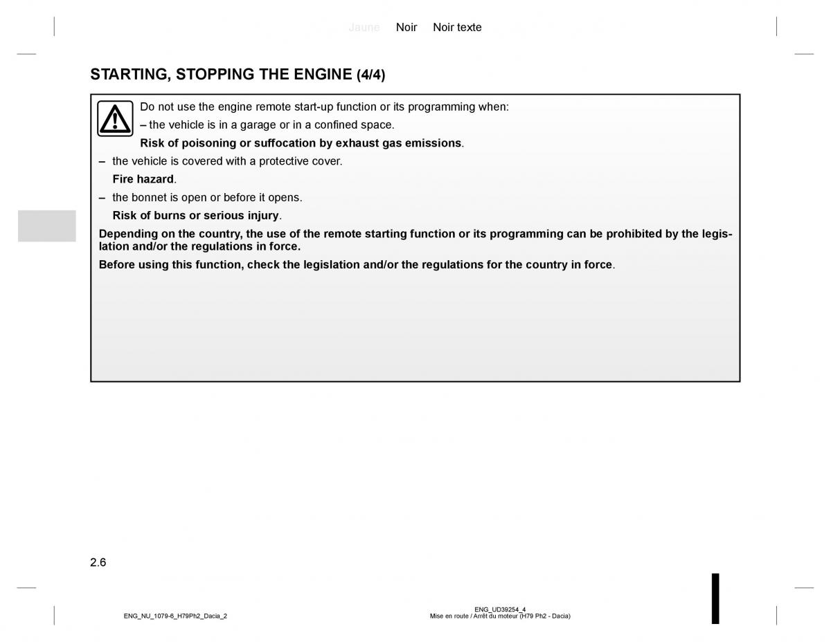 Dacia Duster owners manual / page 82