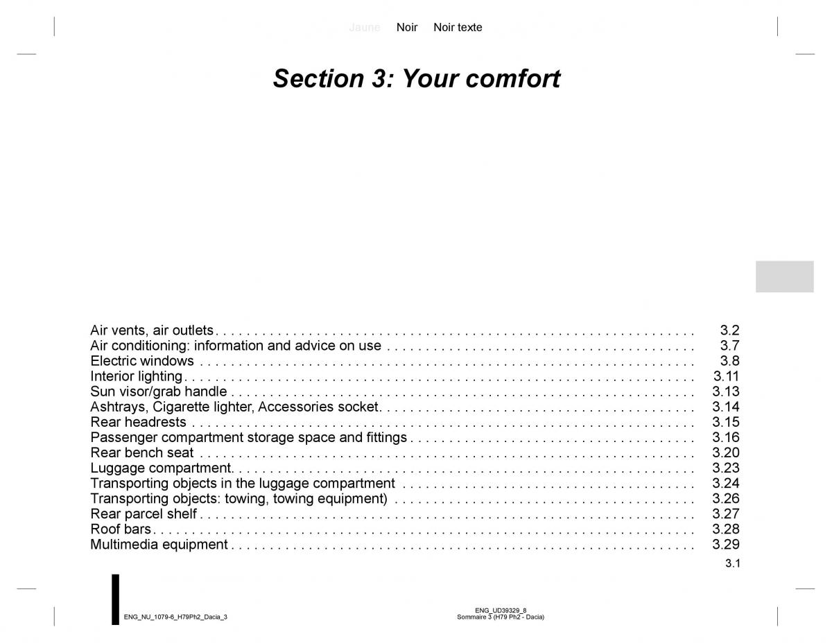 Dacia Duster owners manual / page 129