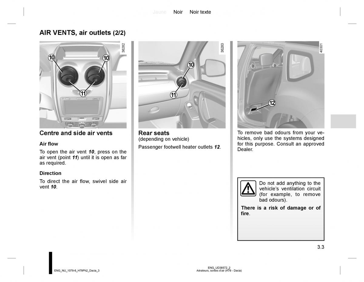 Dacia Duster owners manual / page 131