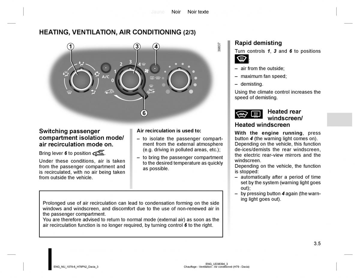 Dacia Duster owners manual / page 133