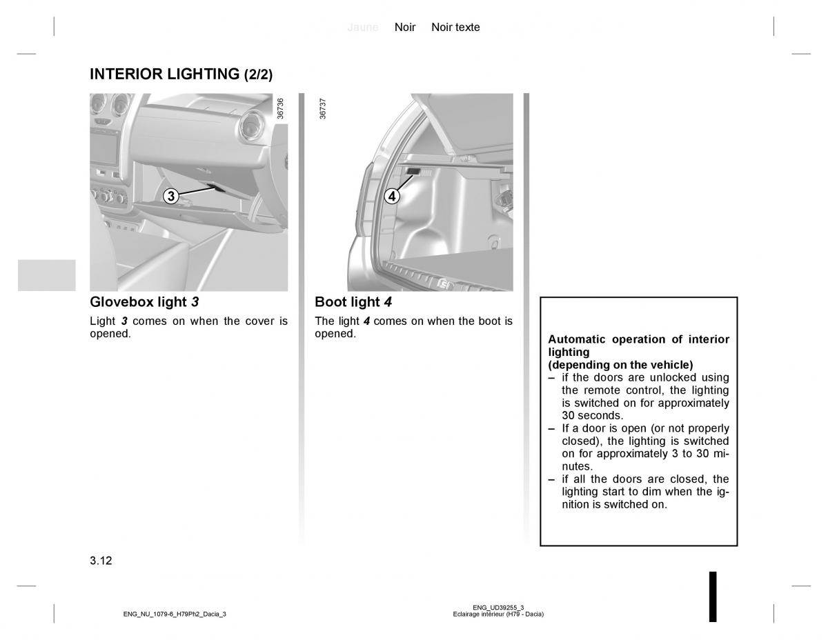 Dacia Duster owners manual / page 140