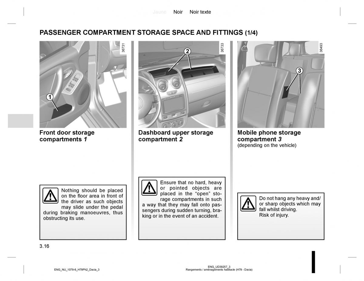 Dacia Duster owners manual / page 144