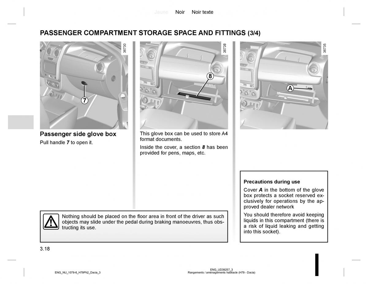 Dacia Duster owners manual / page 146