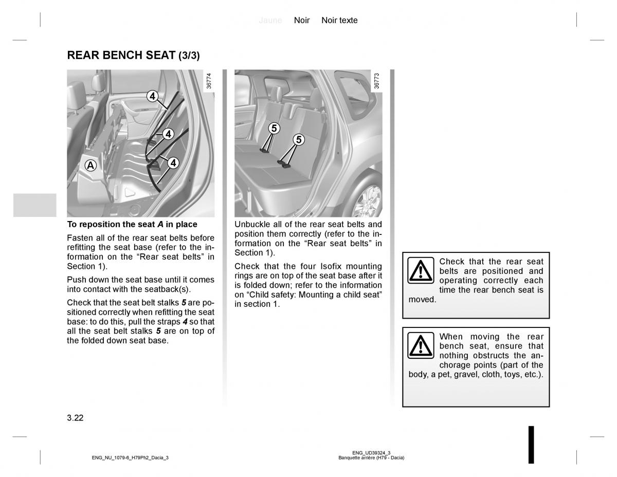 Dacia Duster owners manual / page 150