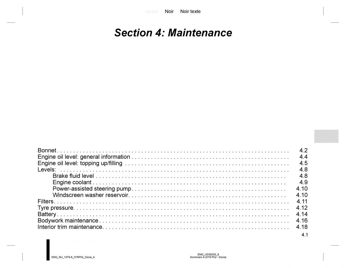 Dacia Duster owners manual / page 159