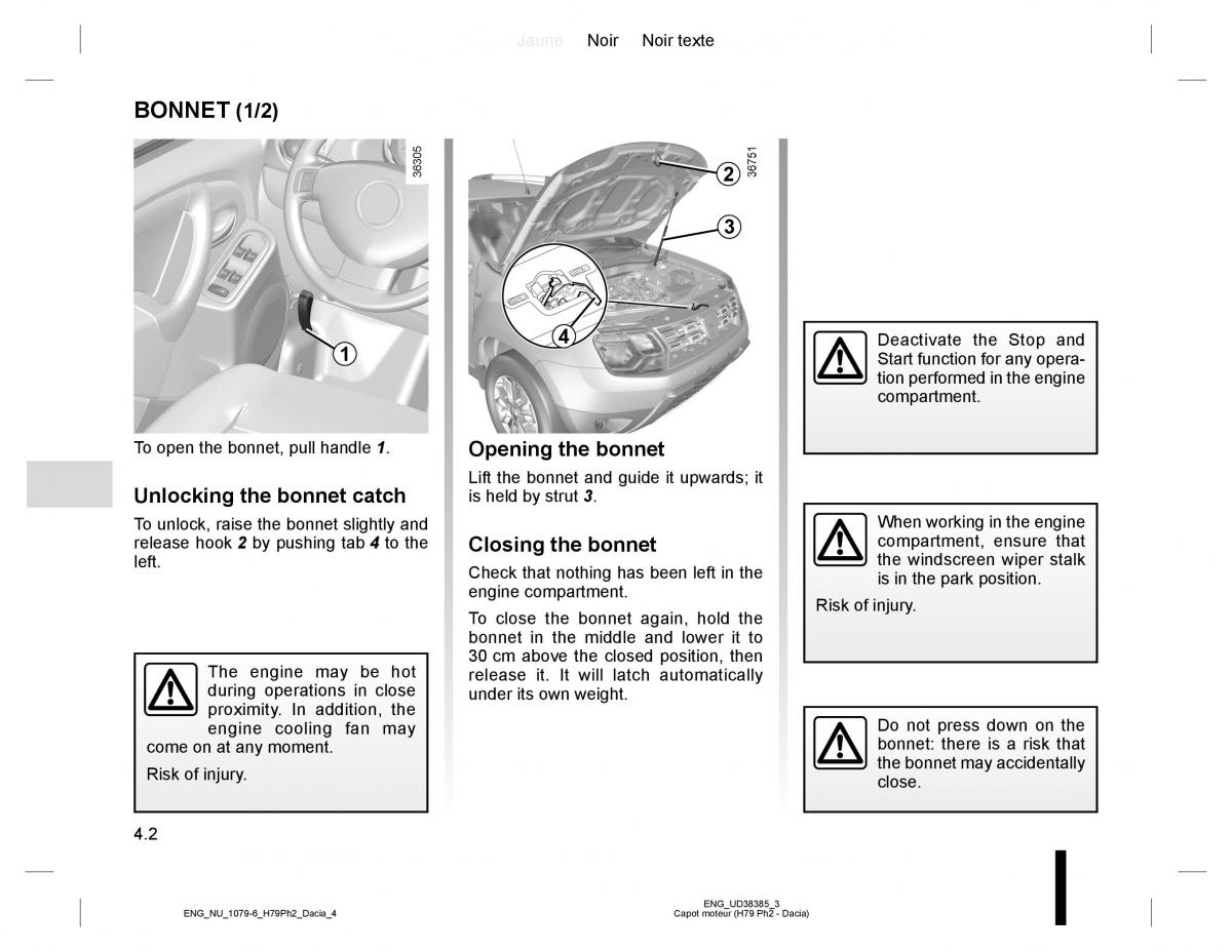 Dacia Duster owners manual / page 160