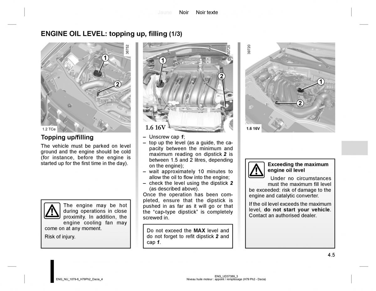 Dacia Duster owners manual / page 163