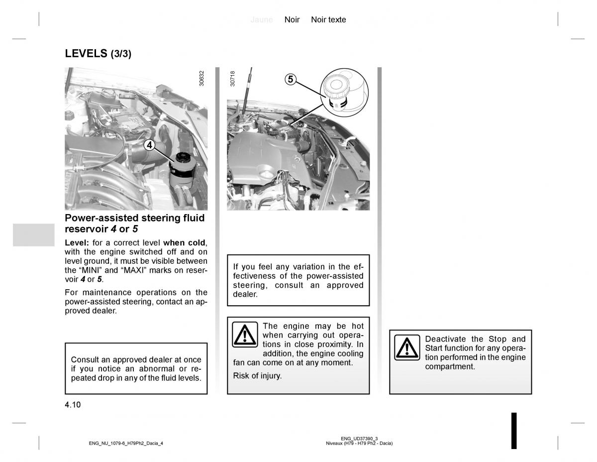 Dacia Duster owners manual / page 168