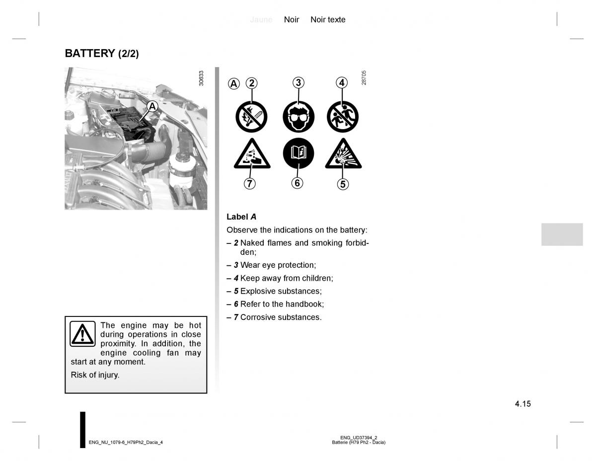 Dacia Duster owners manual / page 173