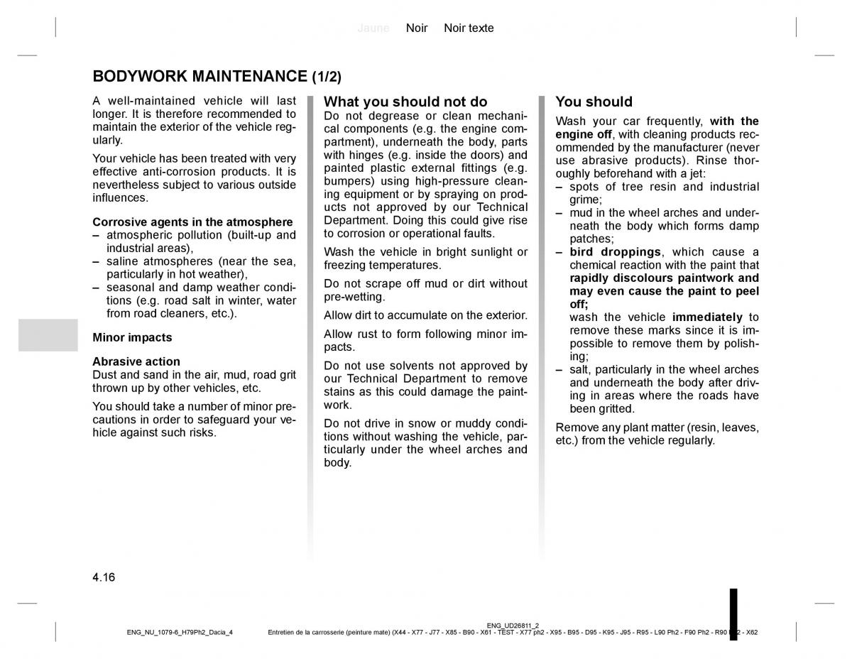 Dacia Duster owners manual / page 174