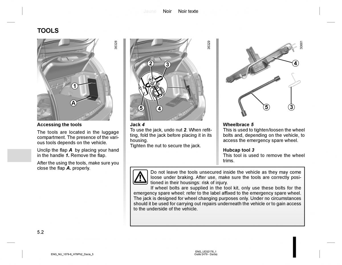 Dacia Duster owners manual / page 180