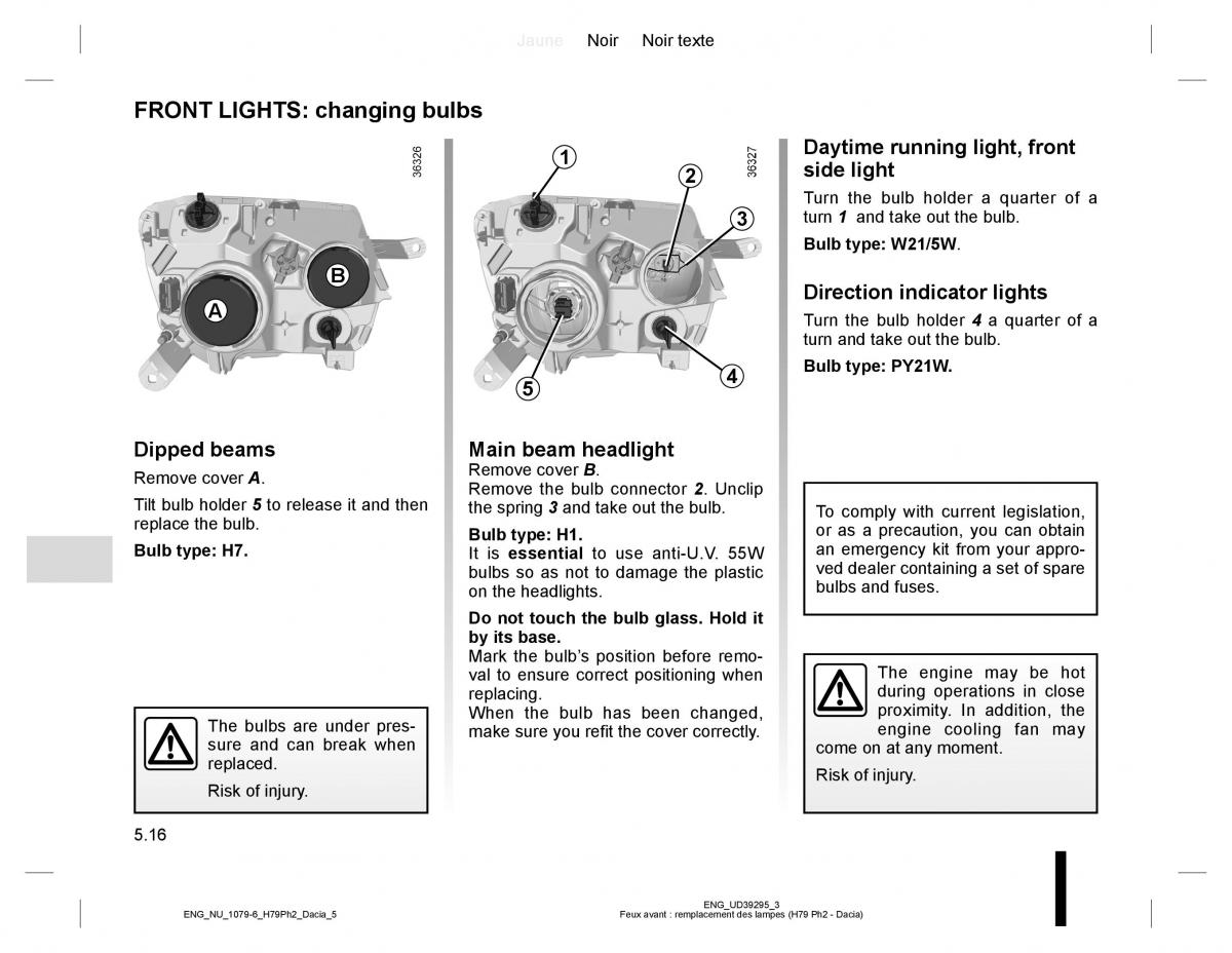 Dacia Duster owners manual / page 194