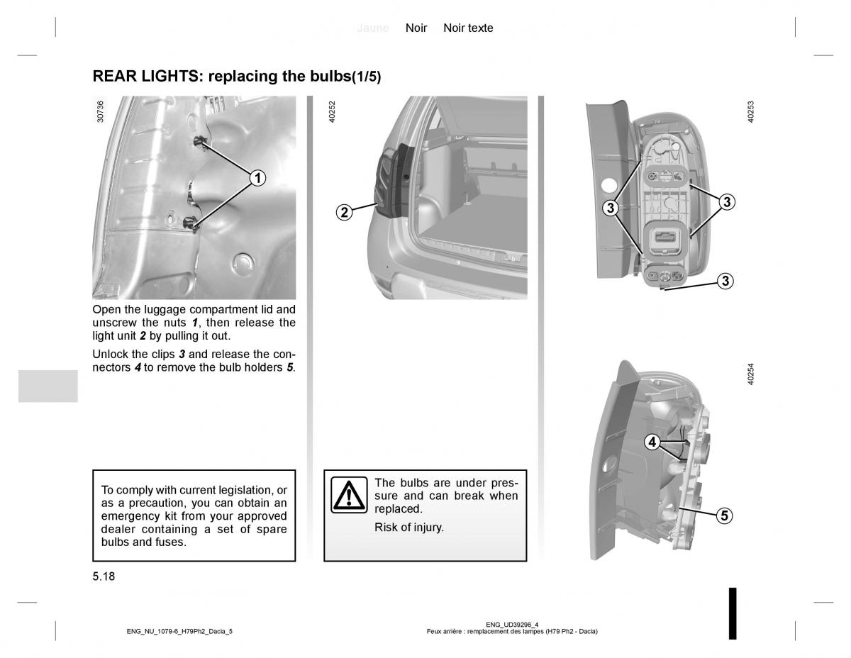 Dacia Duster owners manual / page 196