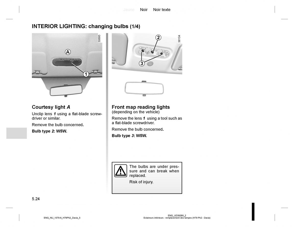 Dacia Duster owners manual / page 202