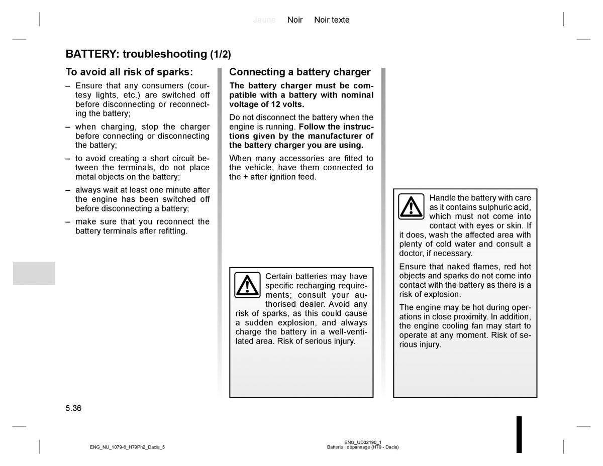 Dacia Duster owners manual / page 214