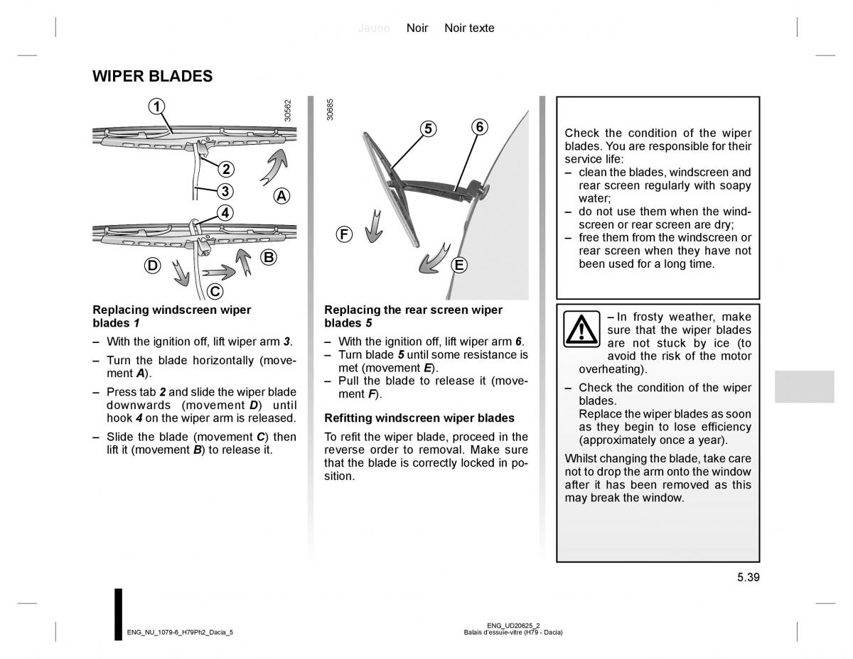 Dacia Duster owners manual / page 217