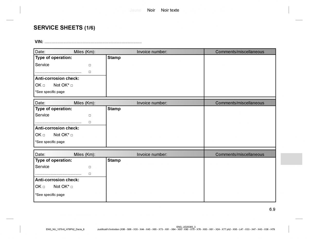 Dacia Duster owners manual / page 237