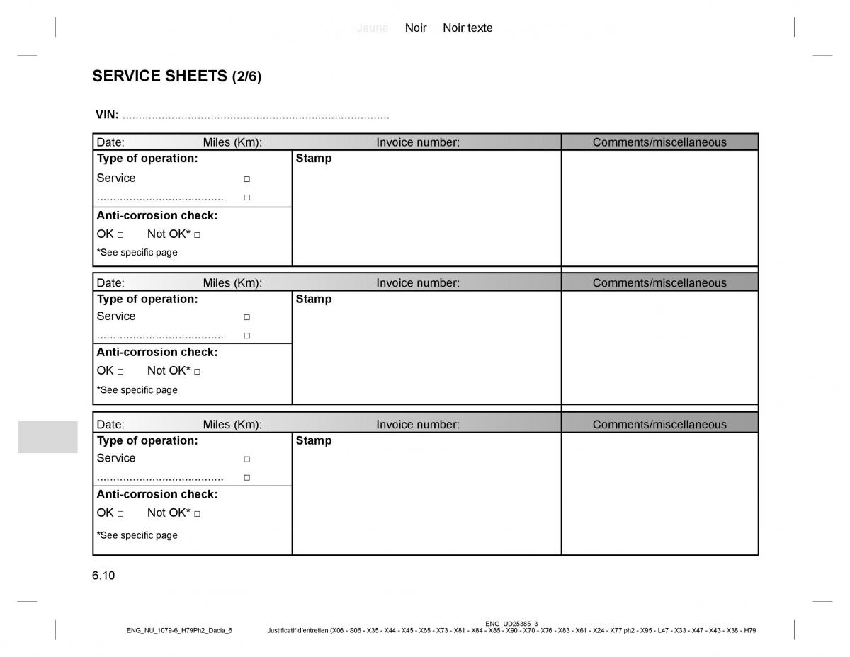 Dacia Duster owners manual / page 238