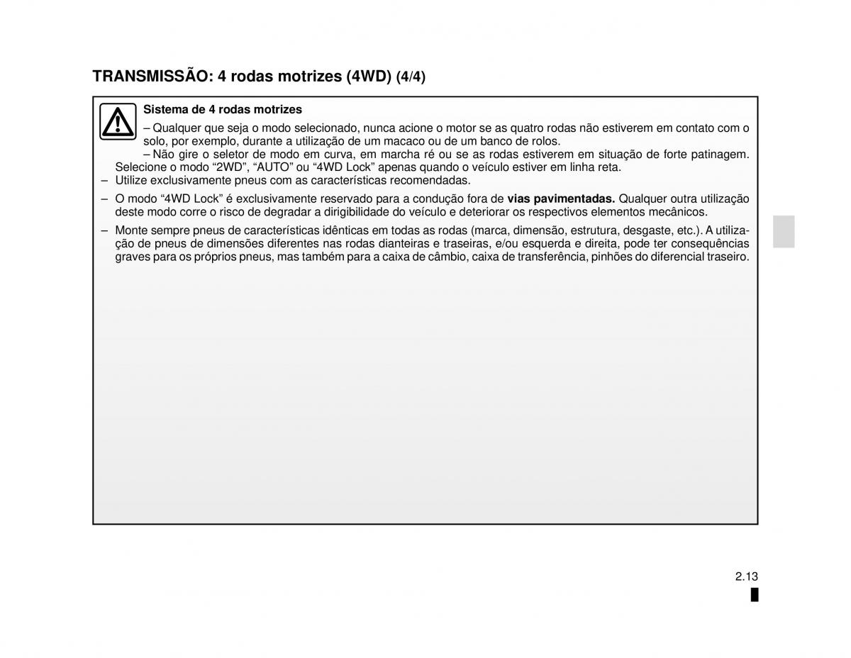 manual  Dacia Duster manual del propietario / page 63