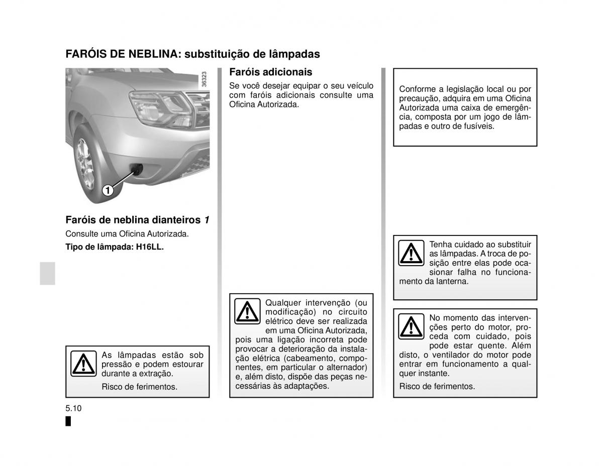 manual  Dacia Duster manual del propietario / page 126