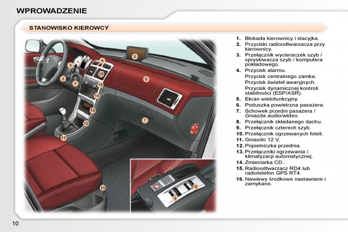 Peugeot 307 CC instrukcja obslugi / page 7