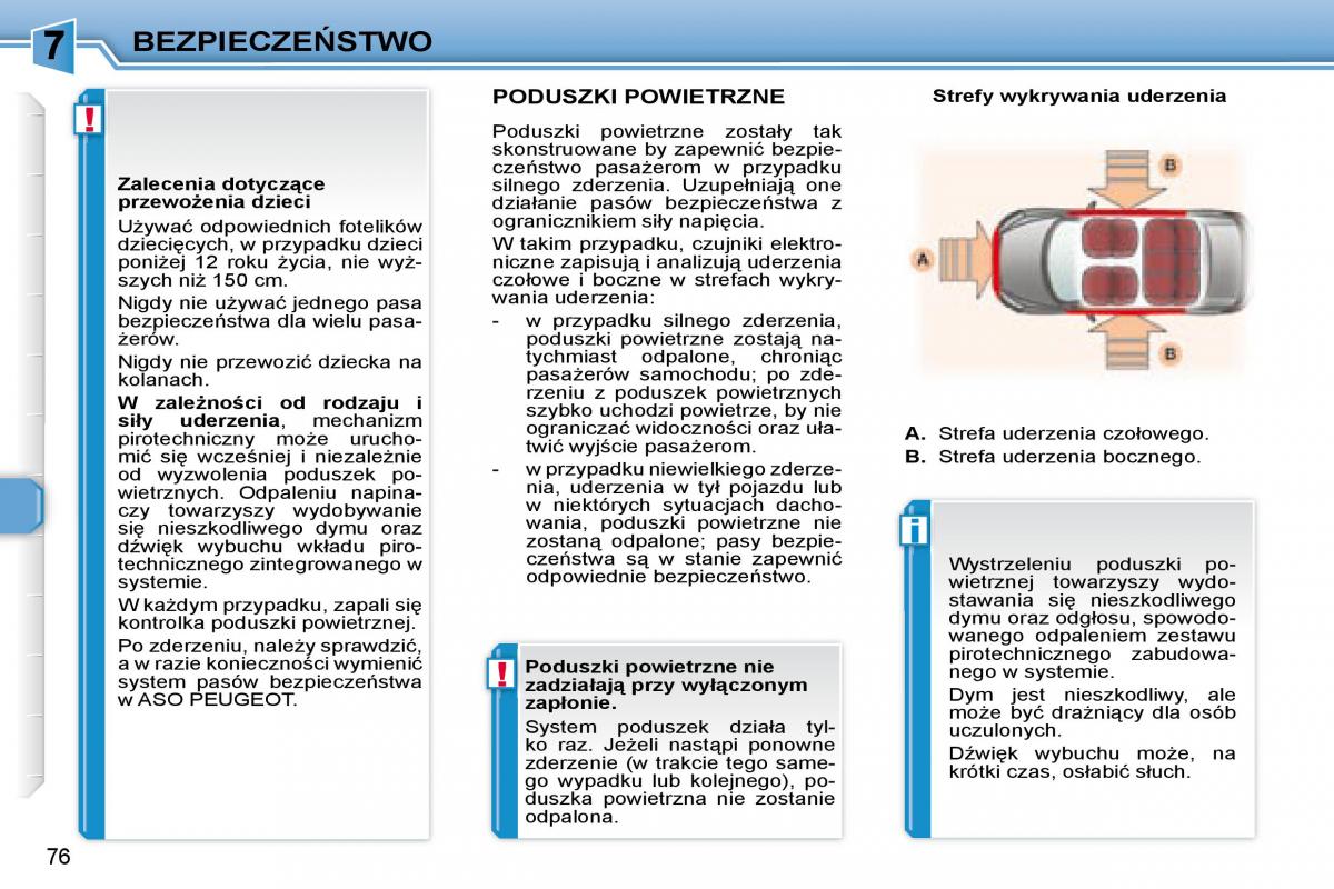 Peugeot 307 CC instrukcja obslugi / page 78