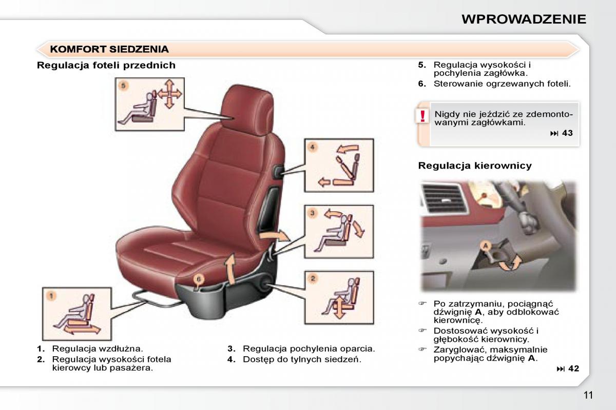 Peugeot 307 CC instrukcja obslugi / page 8