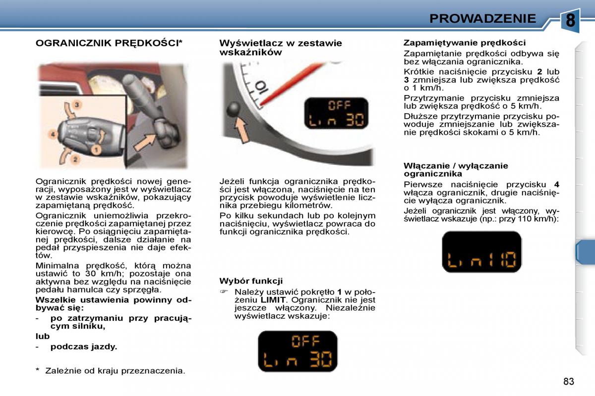 Peugeot 307 CC instrukcja obslugi / page 87