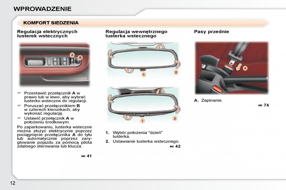 Peugeot 307 CC instrukcja obslugi / page 9