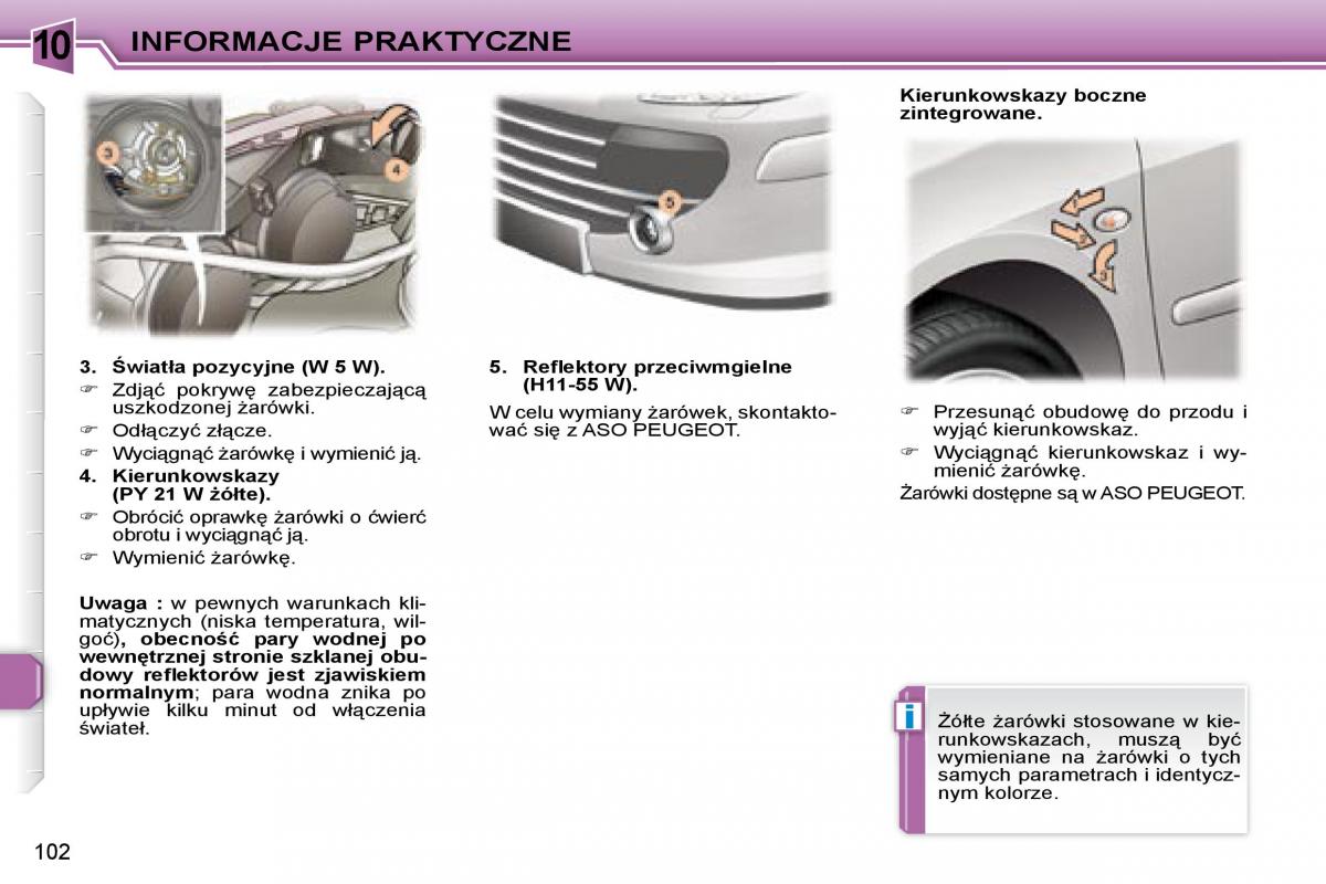 Peugeot 307 CC instrukcja obslugi / page 101