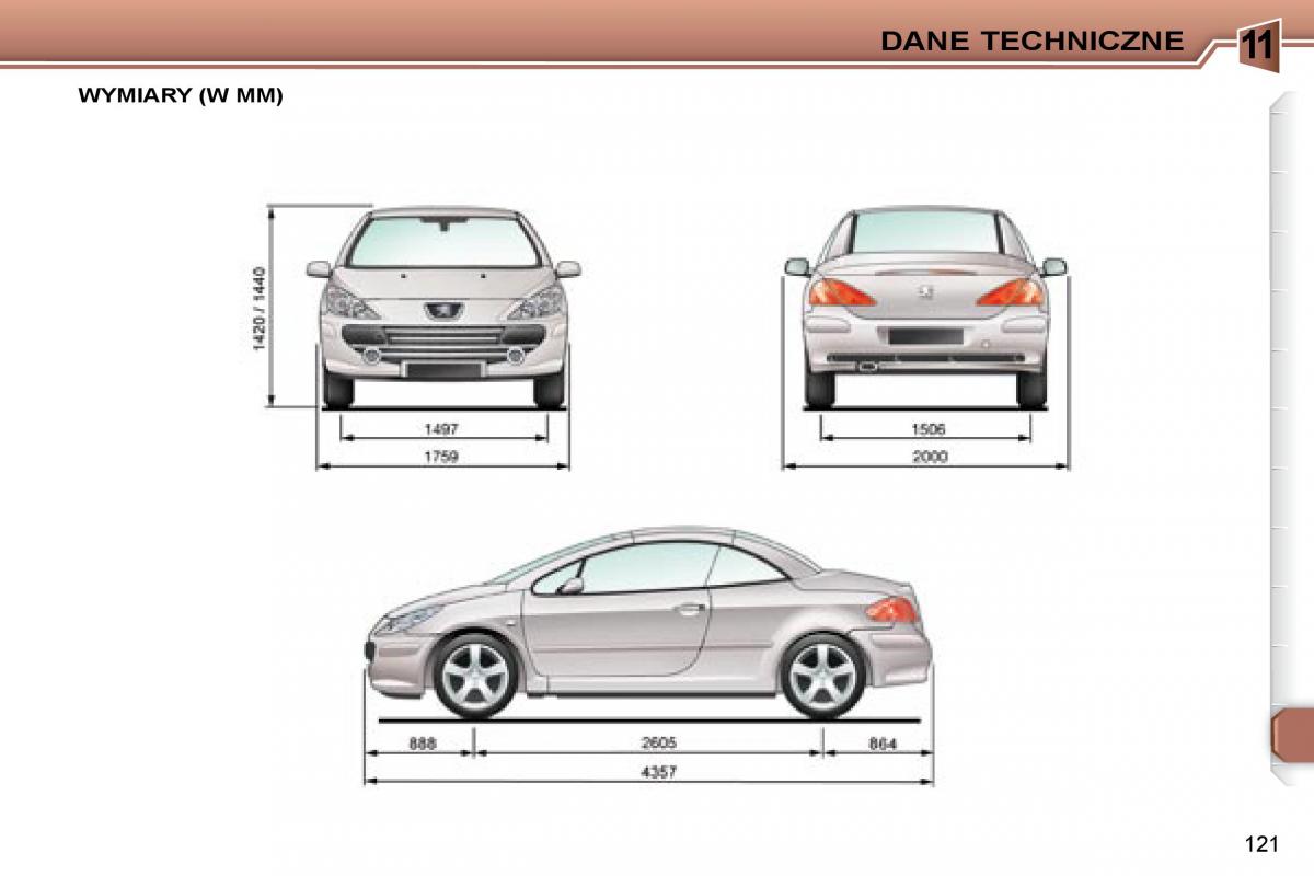 Peugeot 307 CC instrukcja obslugi / page 124