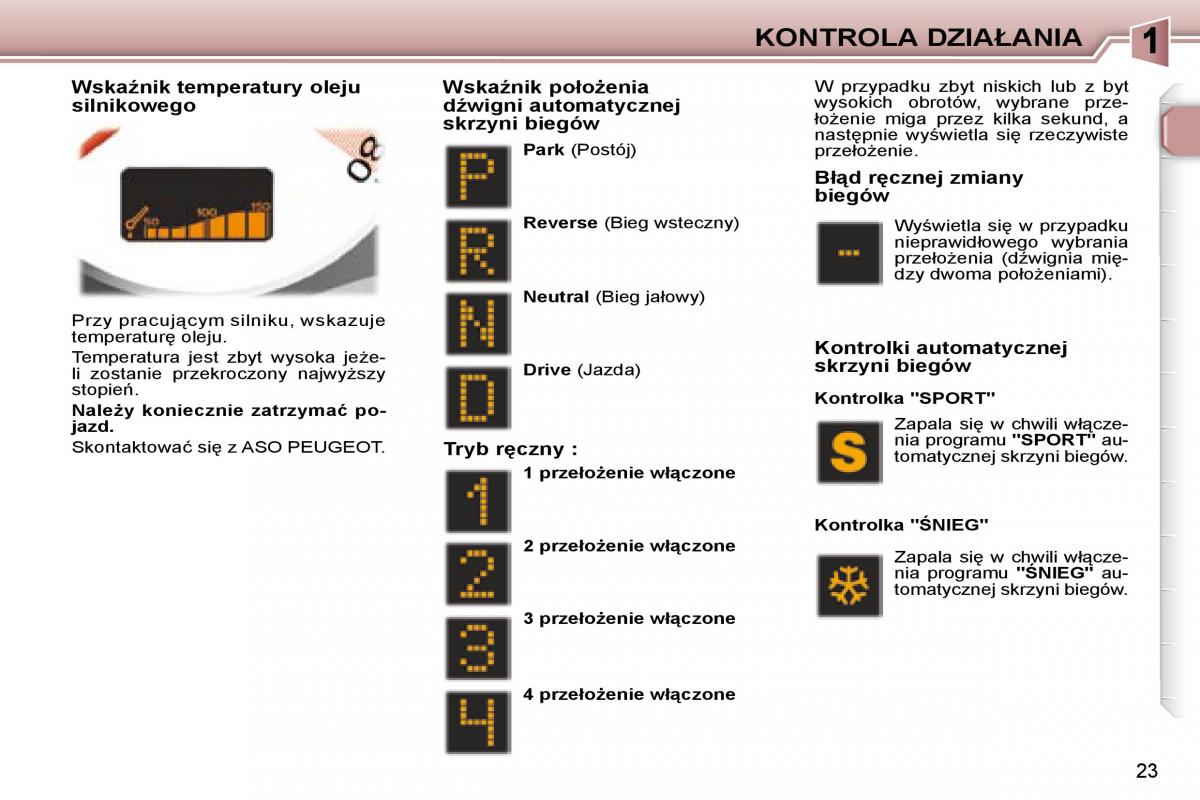 Peugeot 307 CC instrukcja obslugi / page 21