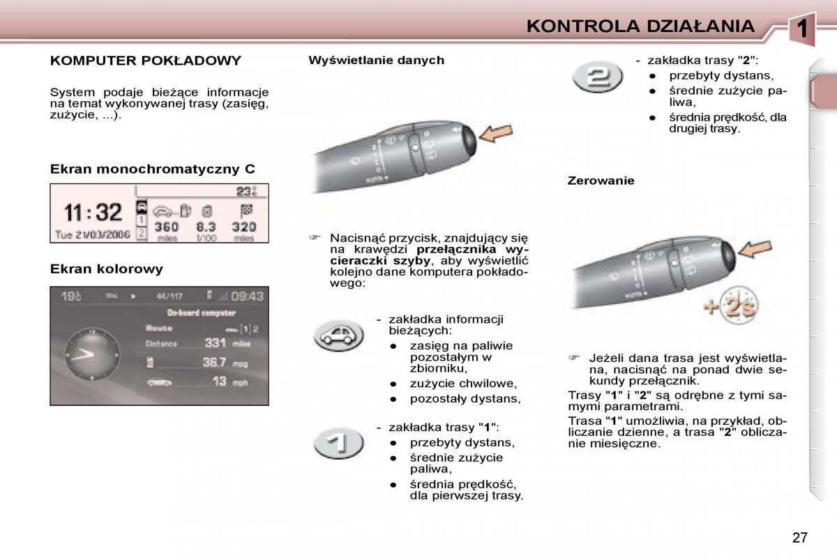 Peugeot 307 CC instrukcja obslugi / page 25