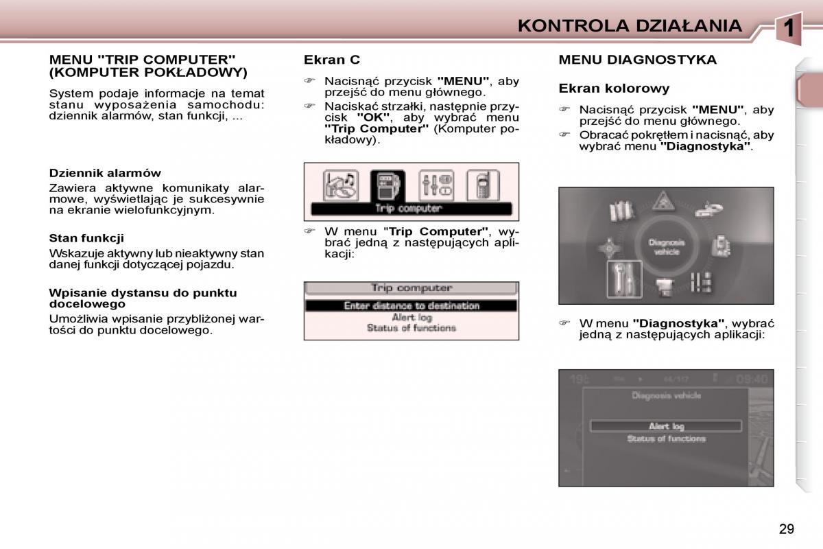 Peugeot 307 CC instrukcja obslugi / page 27