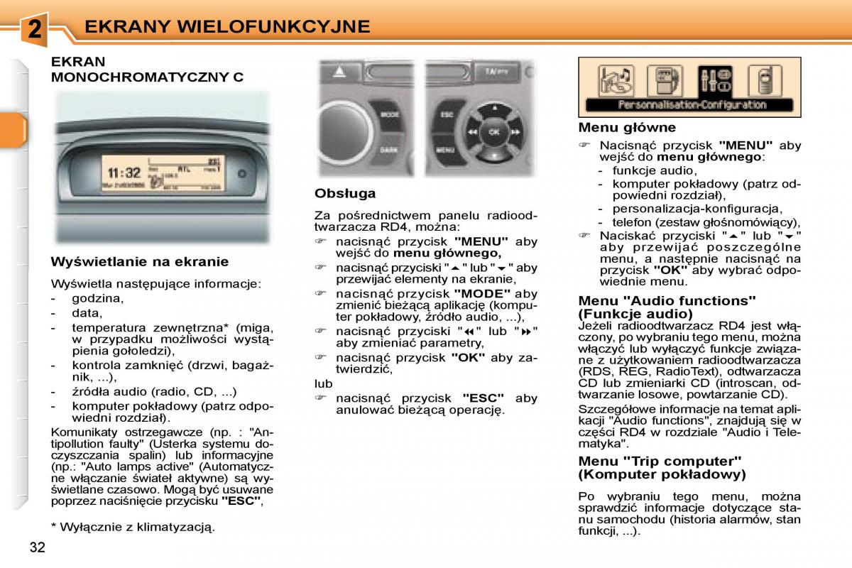 Peugeot 307 CC instrukcja obslugi / page 30