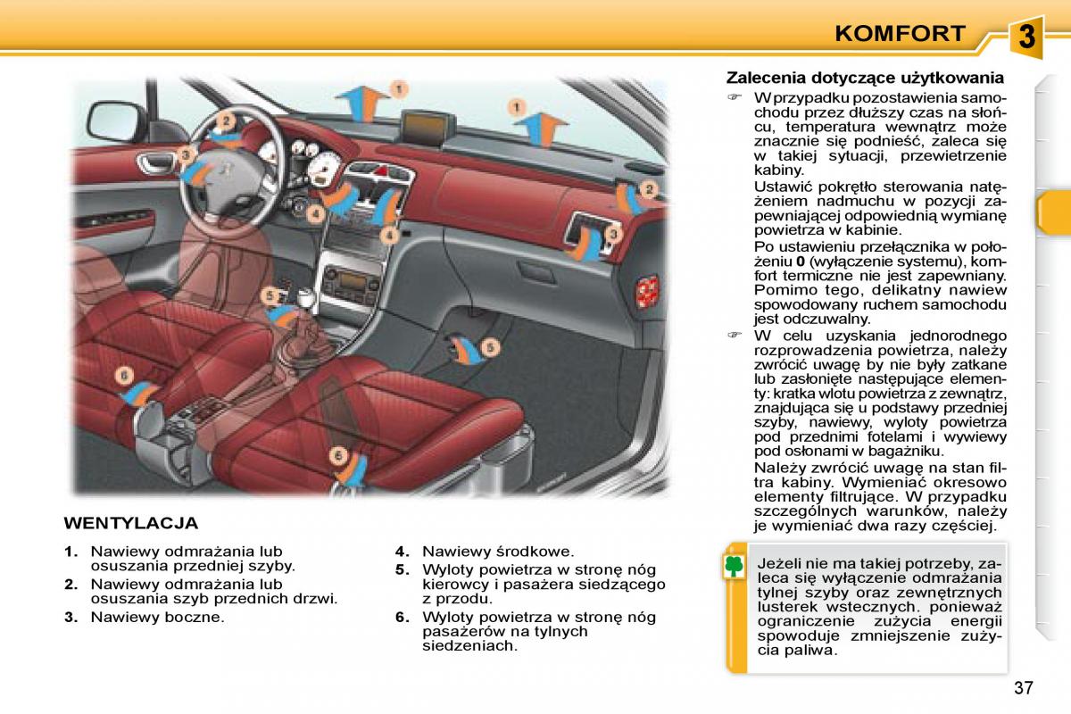 Peugeot 307 CC instrukcja obslugi / page 35