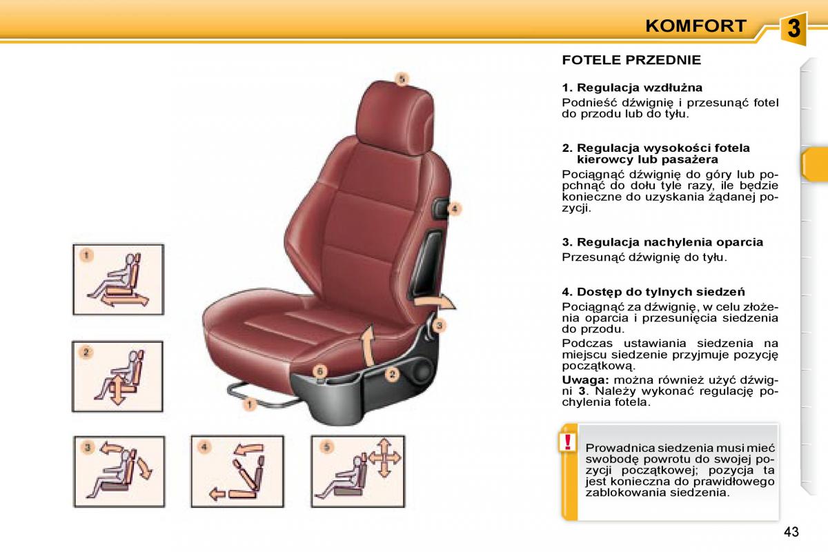 Peugeot 307 CC instrukcja obslugi / page 41