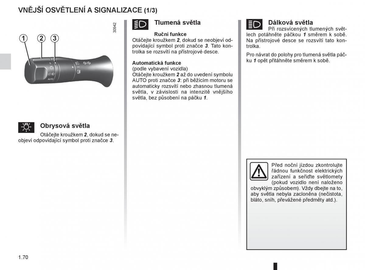 Renault Fluence navod k obsludze / page 76