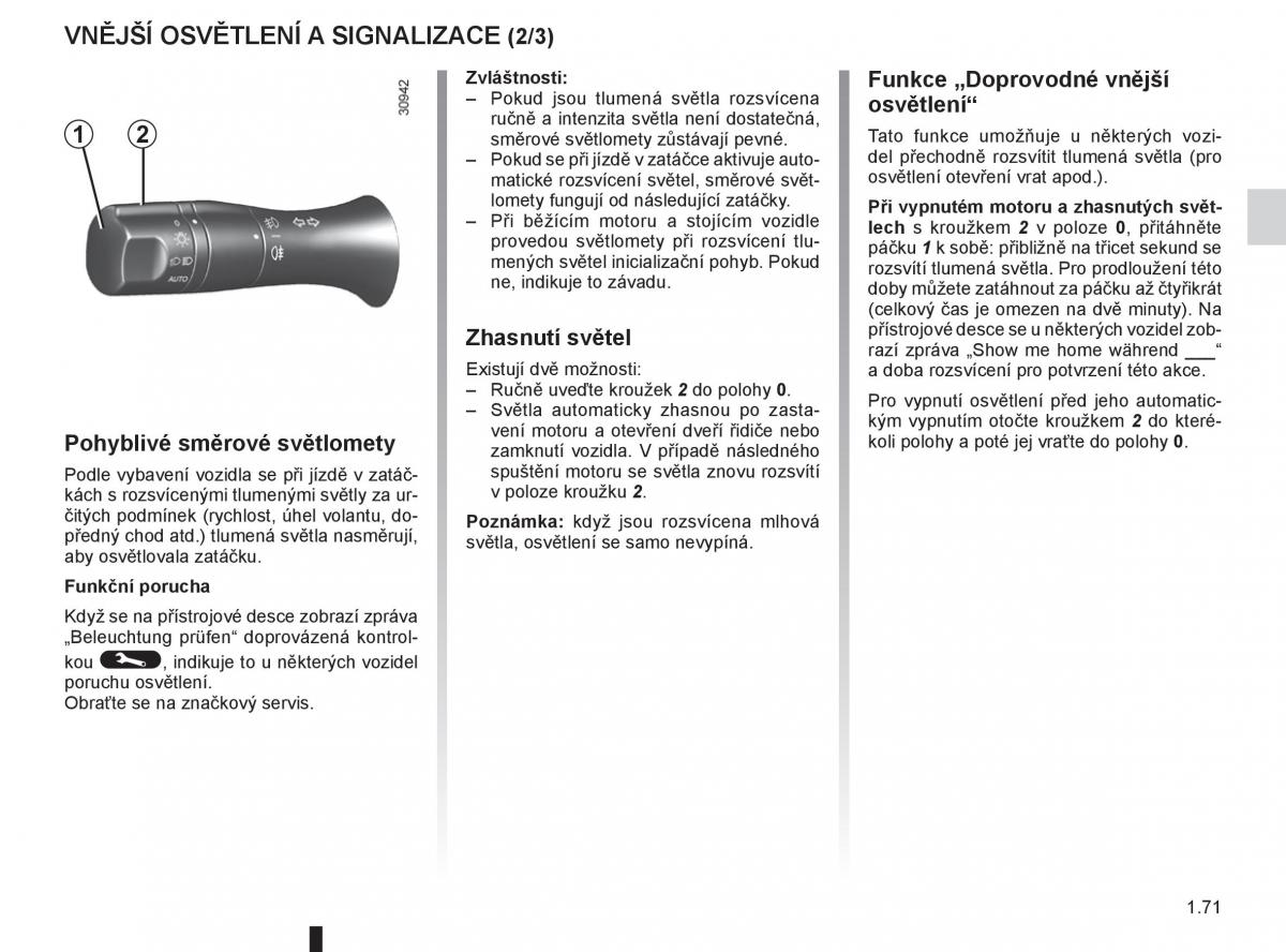 Renault Fluence navod k obsludze / page 77