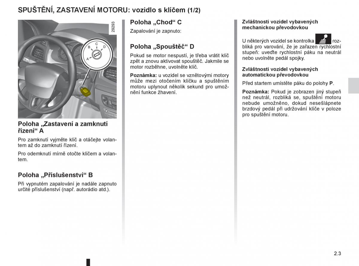 Renault Fluence navod k obsludze / page 89