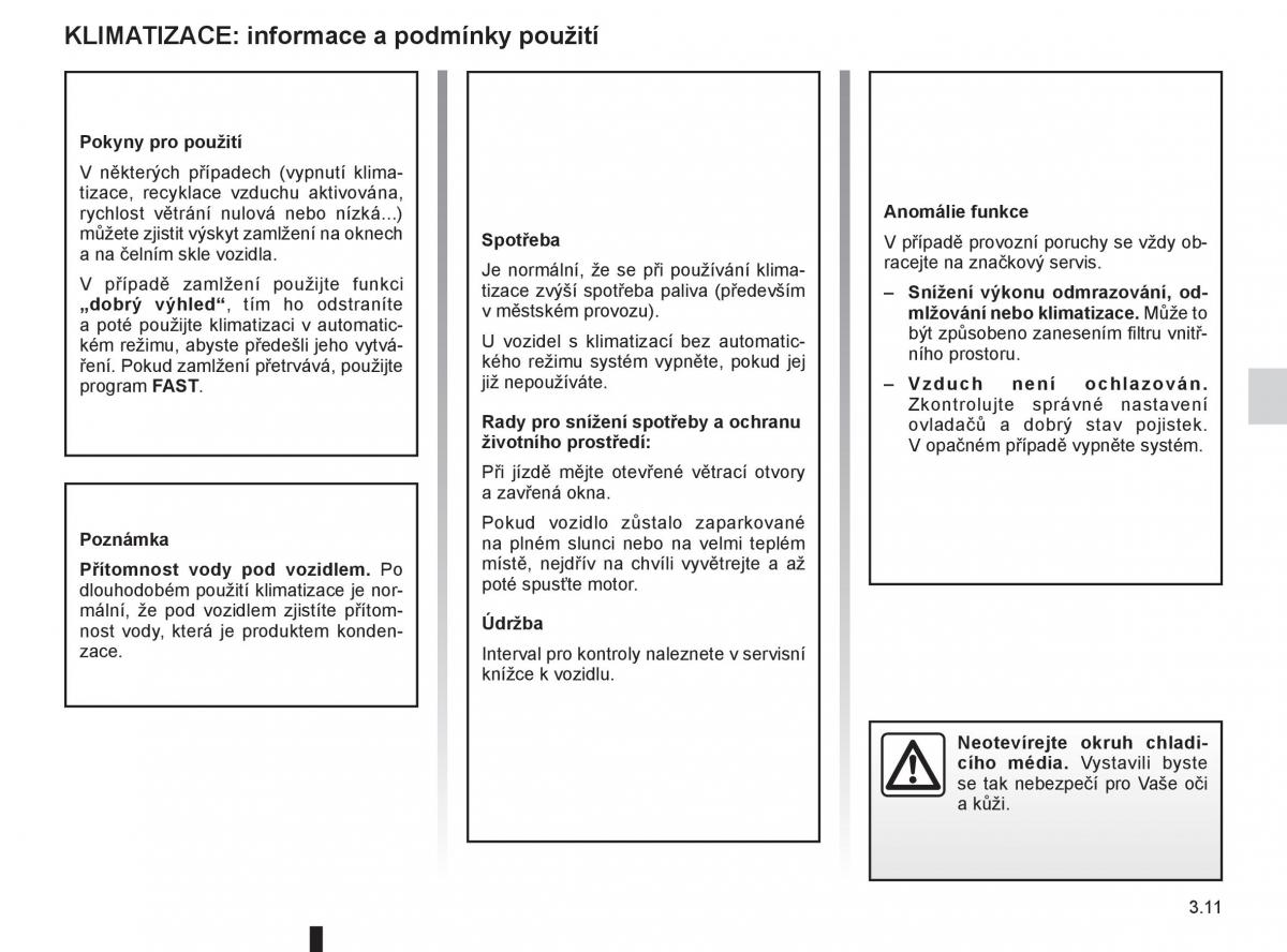 Renault Fluence navod k obsludze / page 129