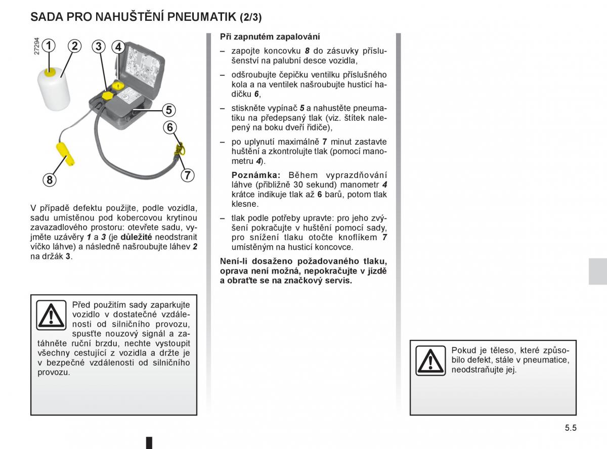 Renault Fluence navod k obsludze / page 167