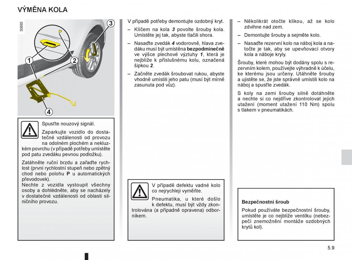 Renault Fluence navod k obsludze / page 171