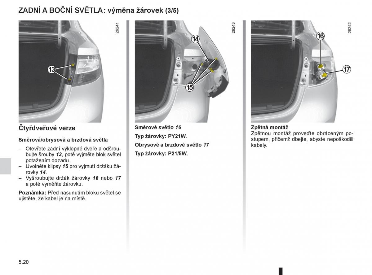 Renault Fluence navod k obsludze / page 182