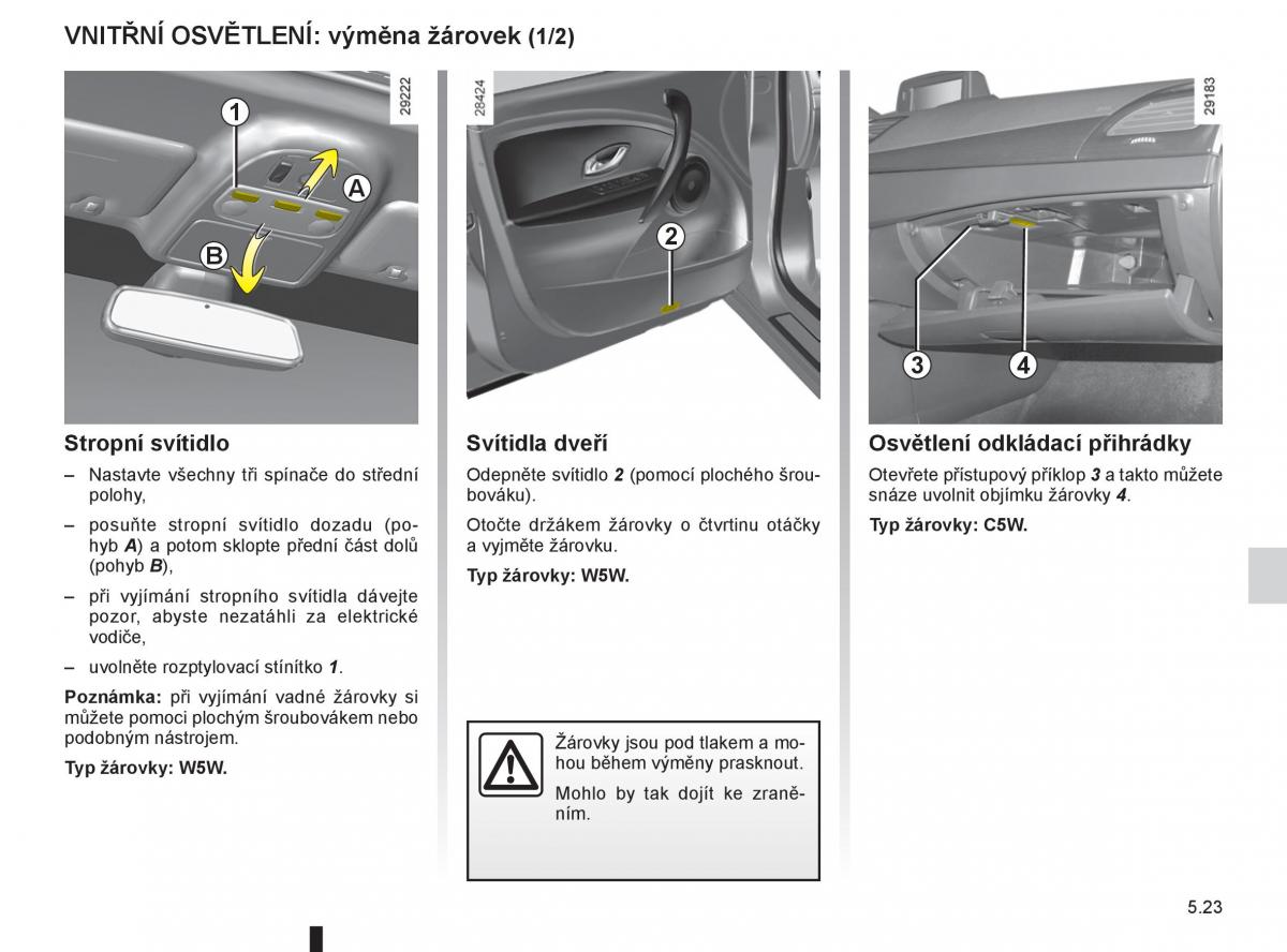 Renault Fluence navod k obsludze / page 185