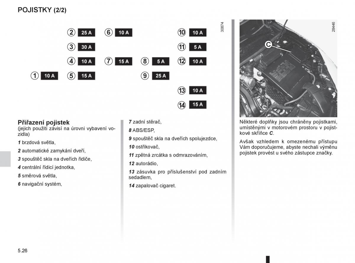 Renault Fluence navod k obsludze / page 188